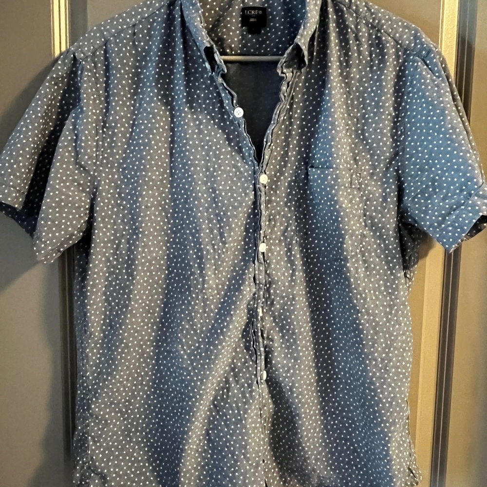 J. Crew cotton Button Down Tee